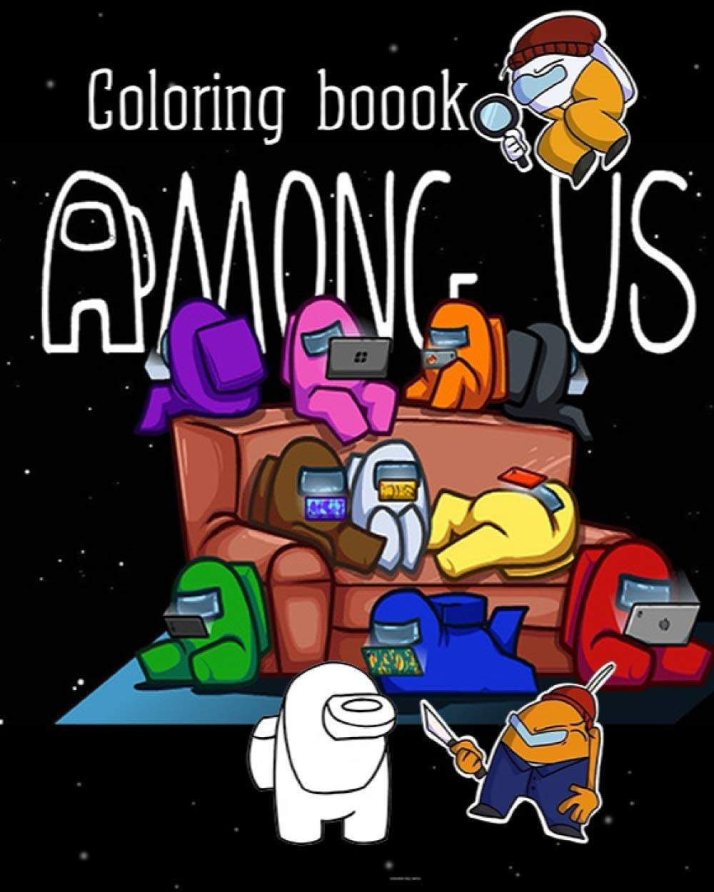Among Us coloring book book for everyone by Good Book Goodreads