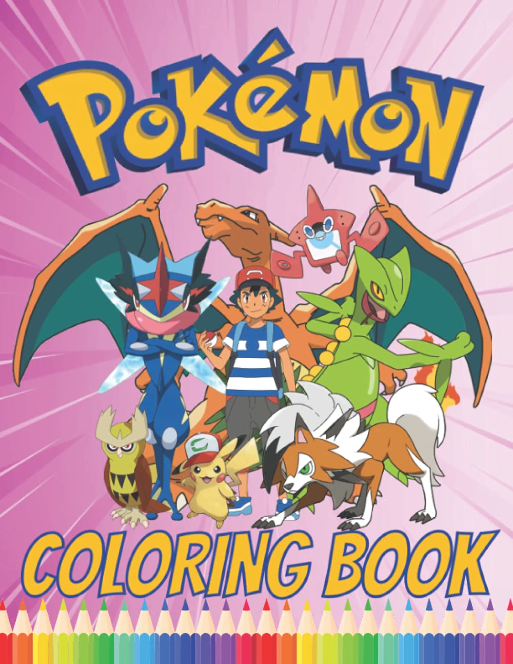 POKEMON Coloring Book 60+ GIANT Fun HighQuality Pages easytocolor