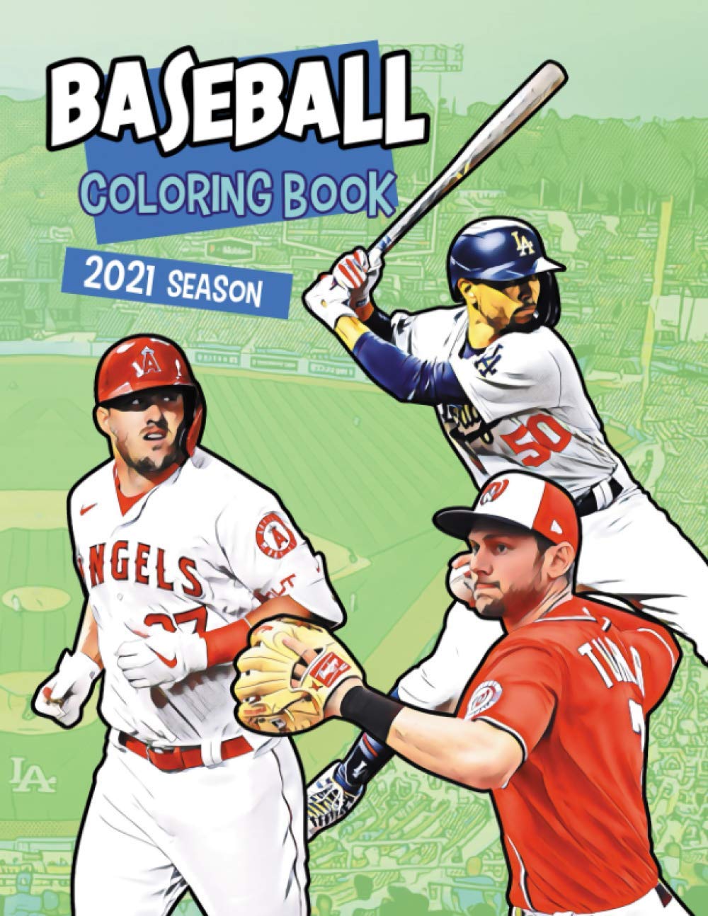 Baseball coloring book Baseball coloring book for boys ages 812 with