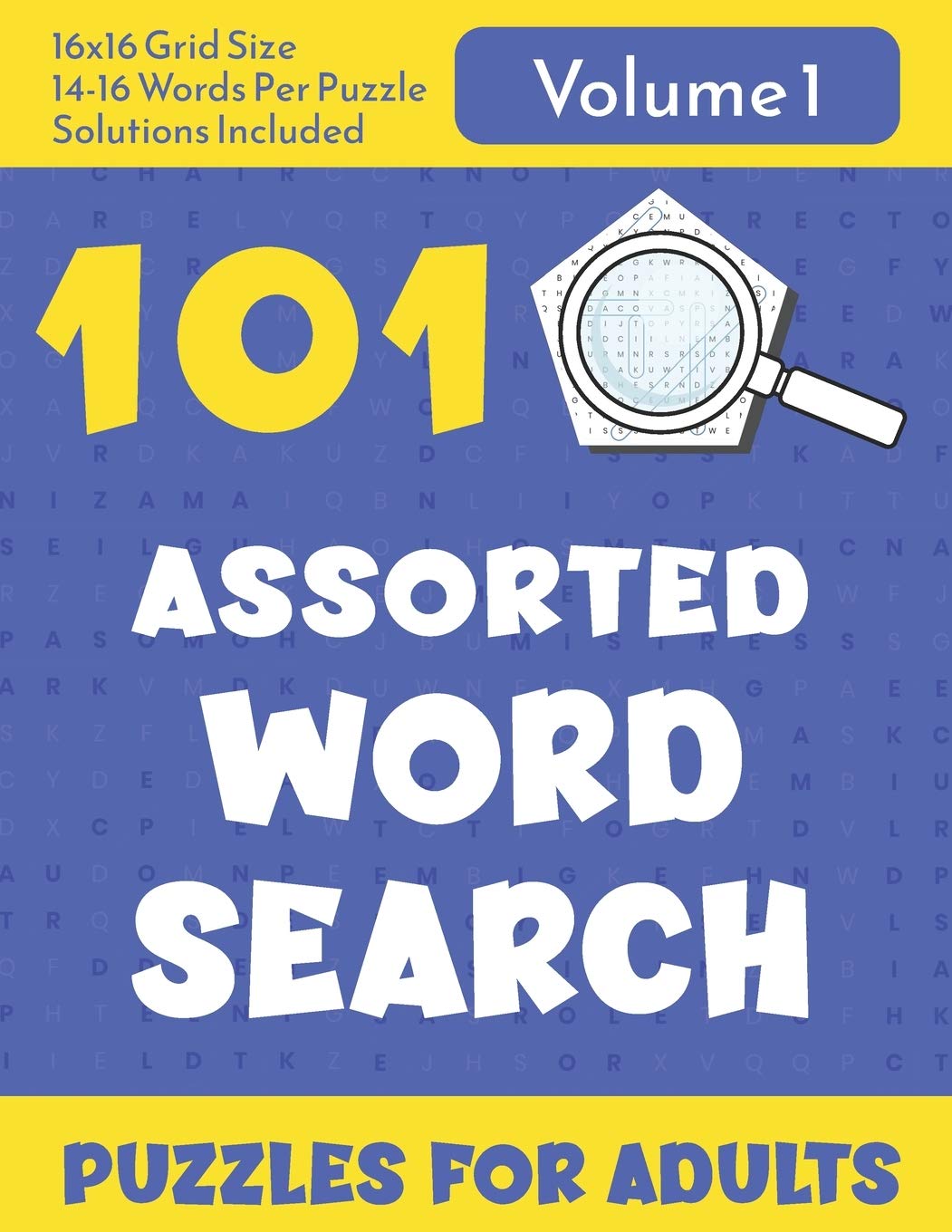 101 Assorted Word Search Puzzles For Adults Volume 1 Word Finder