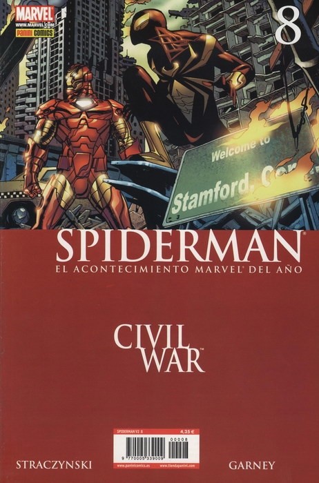 Spiderman #8 book cover