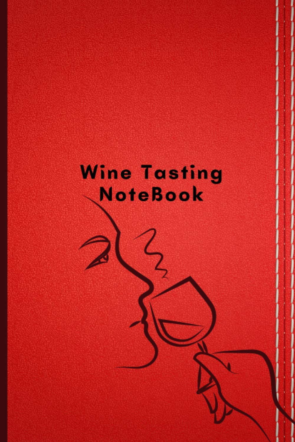 Elegant Wine Tasting NoteBook Guided Wine Tasting Journal 6"x9