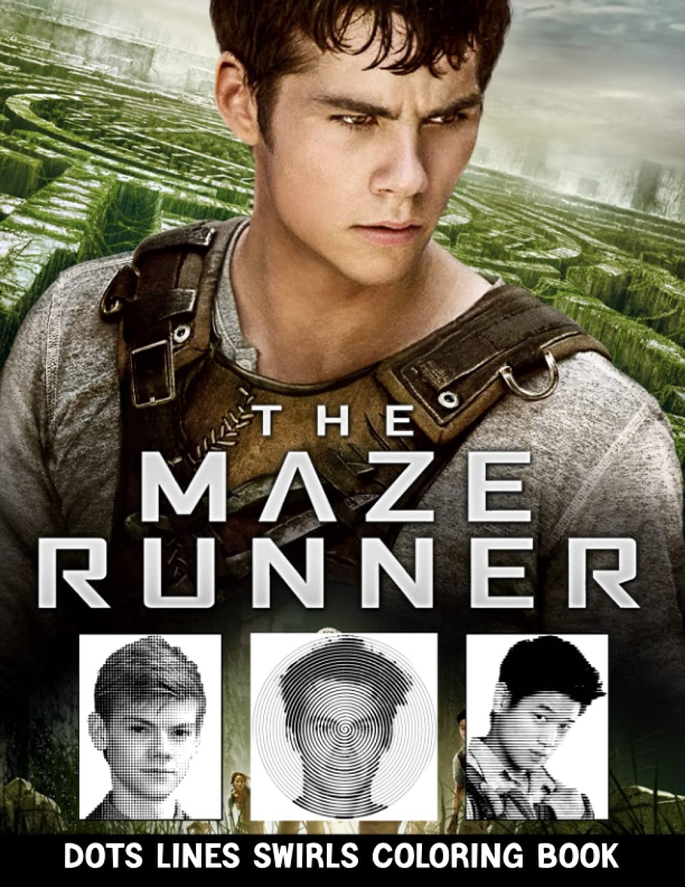 The Maze Runner Dots Lines Swirls Coloring Book maze runner dots lines