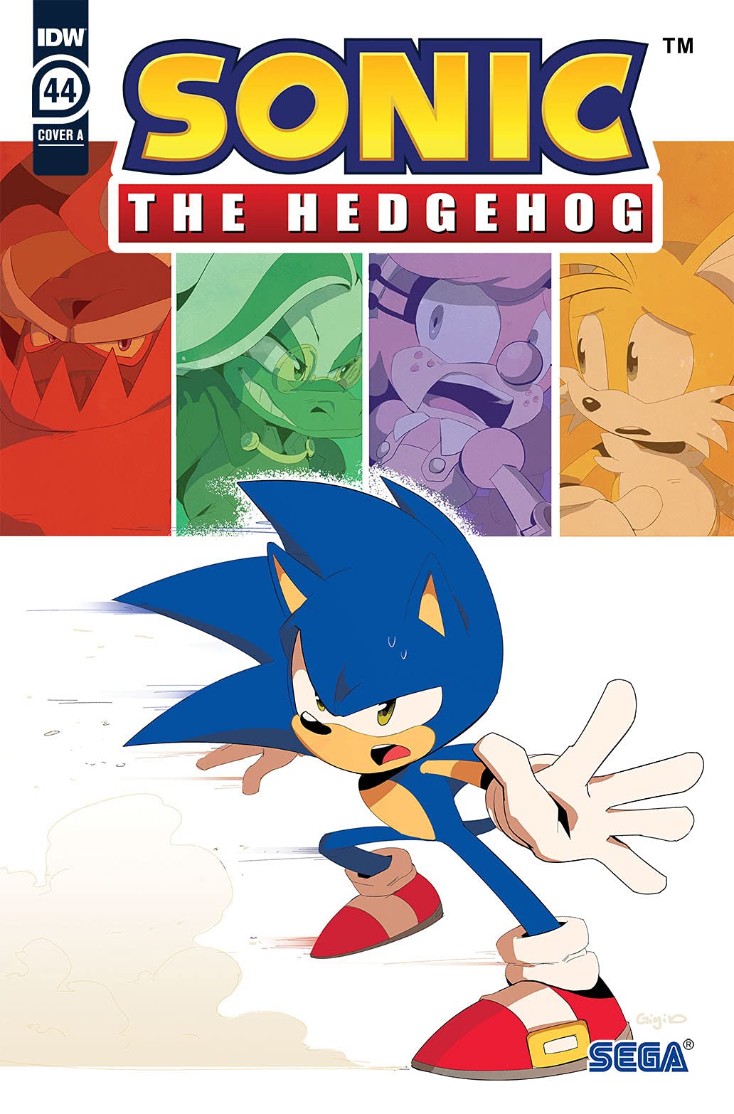 Sonic The Hedgehog (2018-) #44 book cover