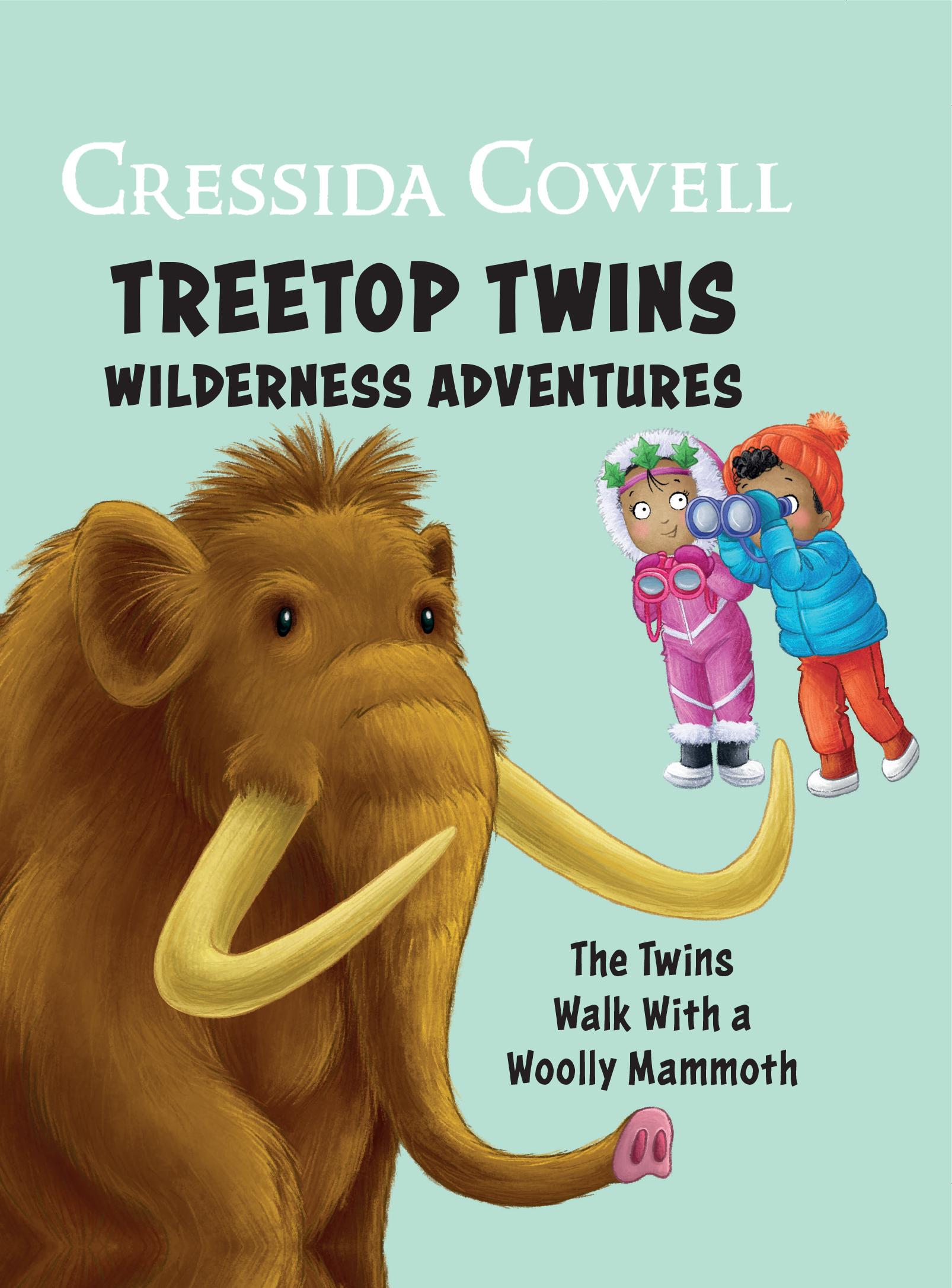 The Twins Walk With A Woolly Mammoth book cover