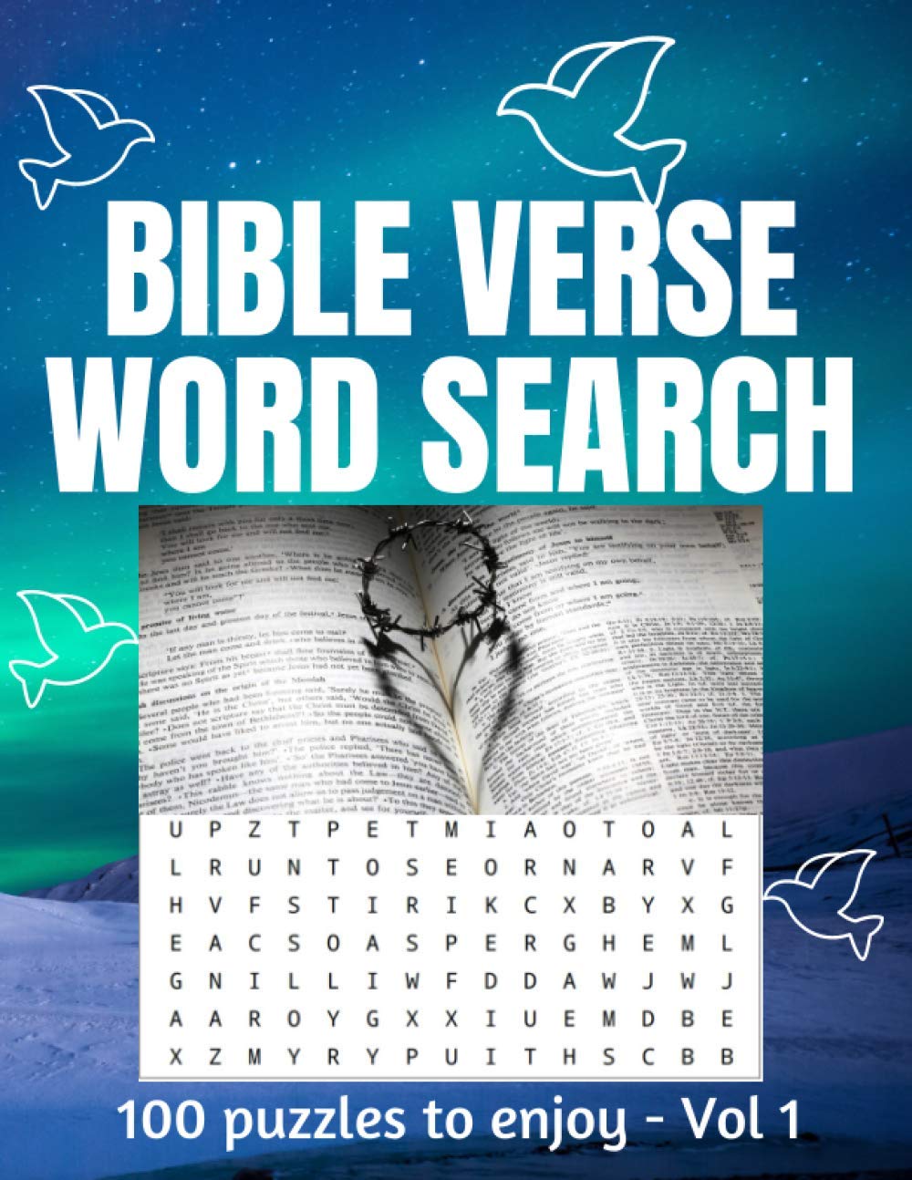 Bible Verse Word Search: Large Print Word Search Puzzle with Words of ...
