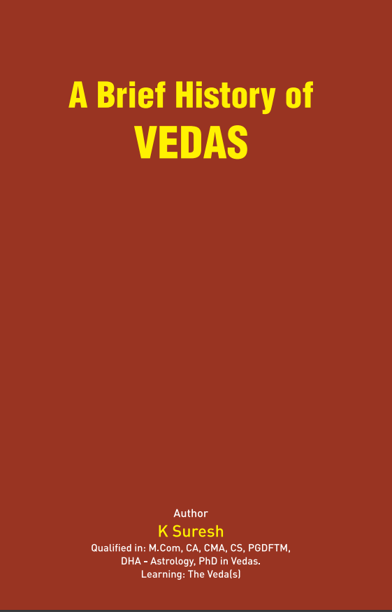 A Brief History of Vedas by K Suresh Goodreads