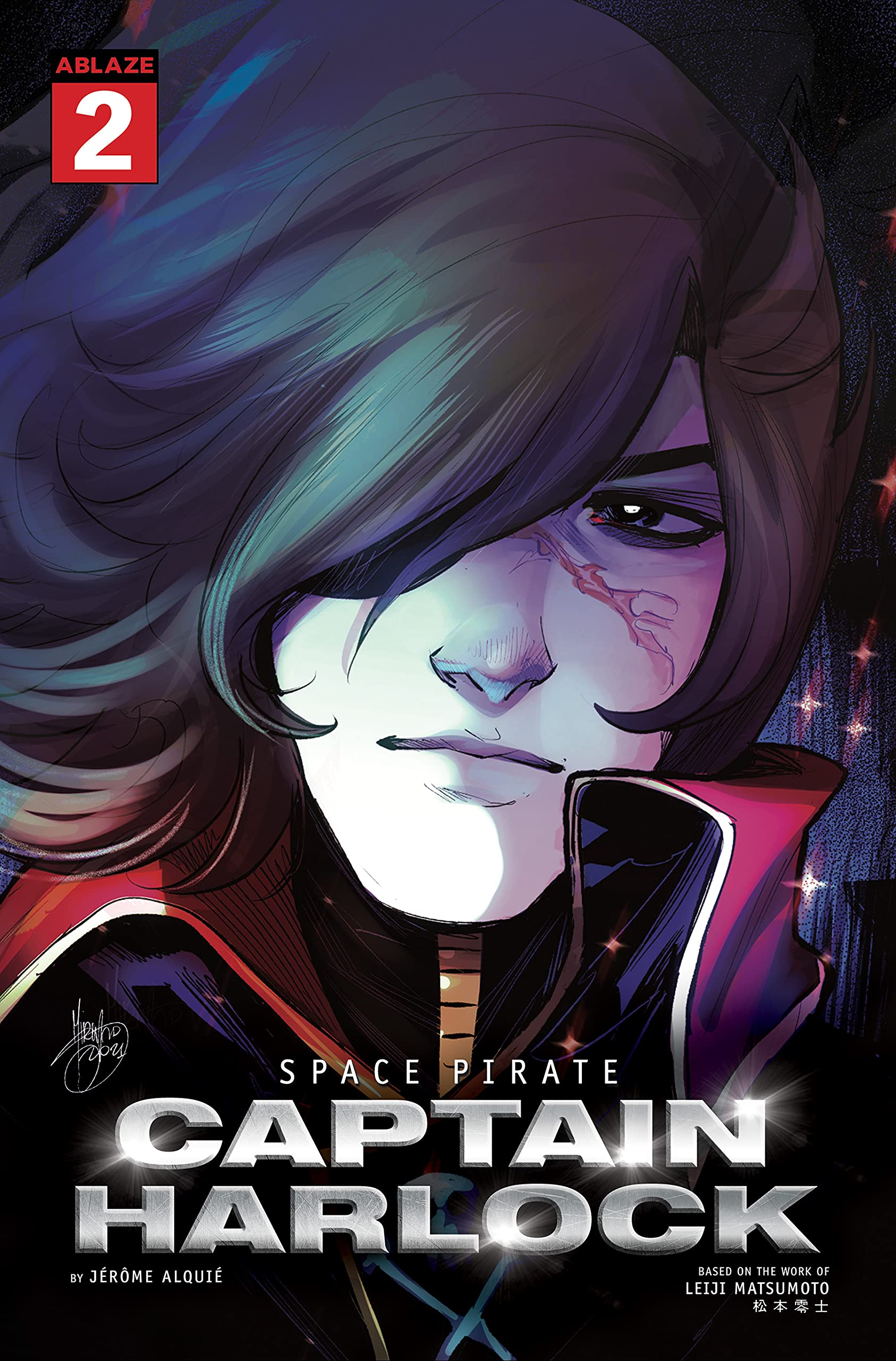 Space Pirate Captain Harlock book cover 2