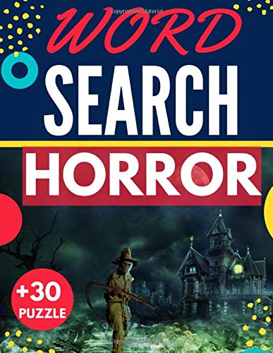 Horror Word Search: Themed Activity Puzzle Book | 40 Large Print ...