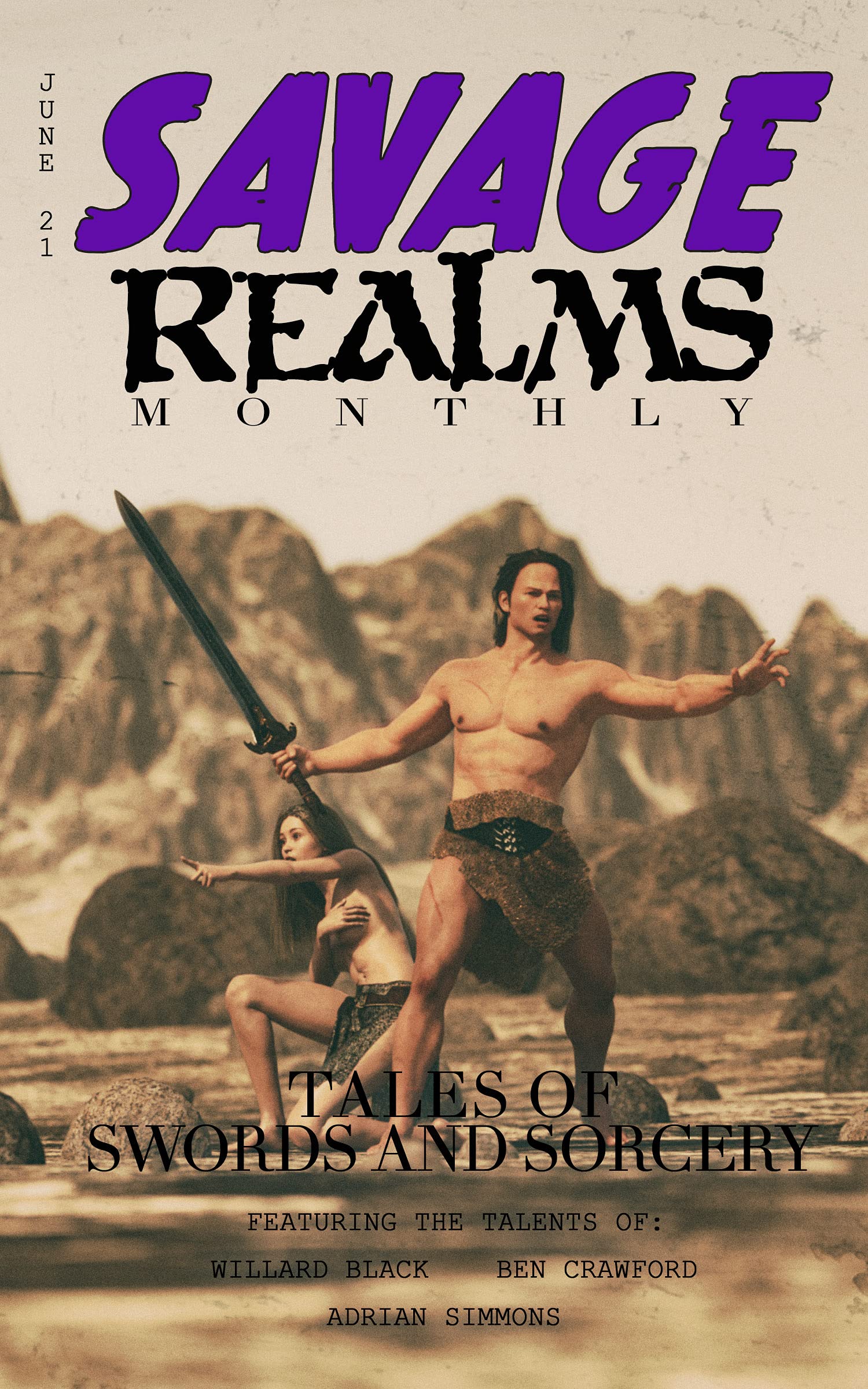 Savage Realms Monthly, June 2021 book cover
