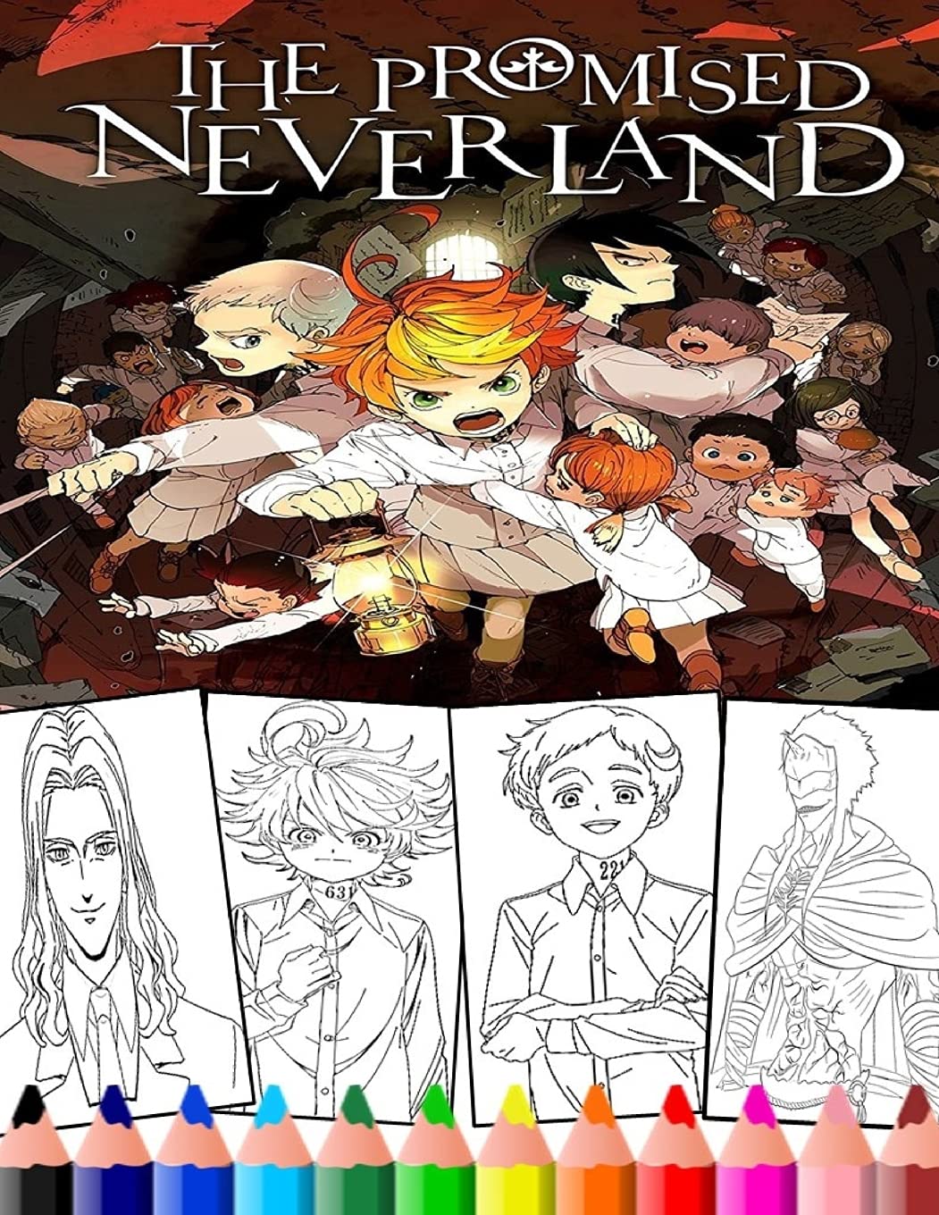 The Promised Neverland New Neverland Anime & manga Coloring Pages with