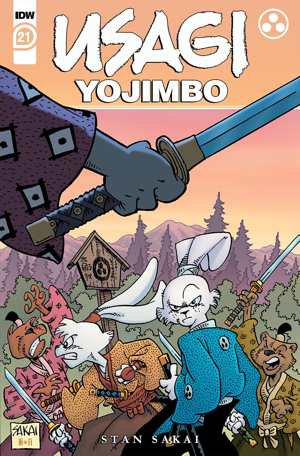 Usagi Yojimbo (2019) book cover 1