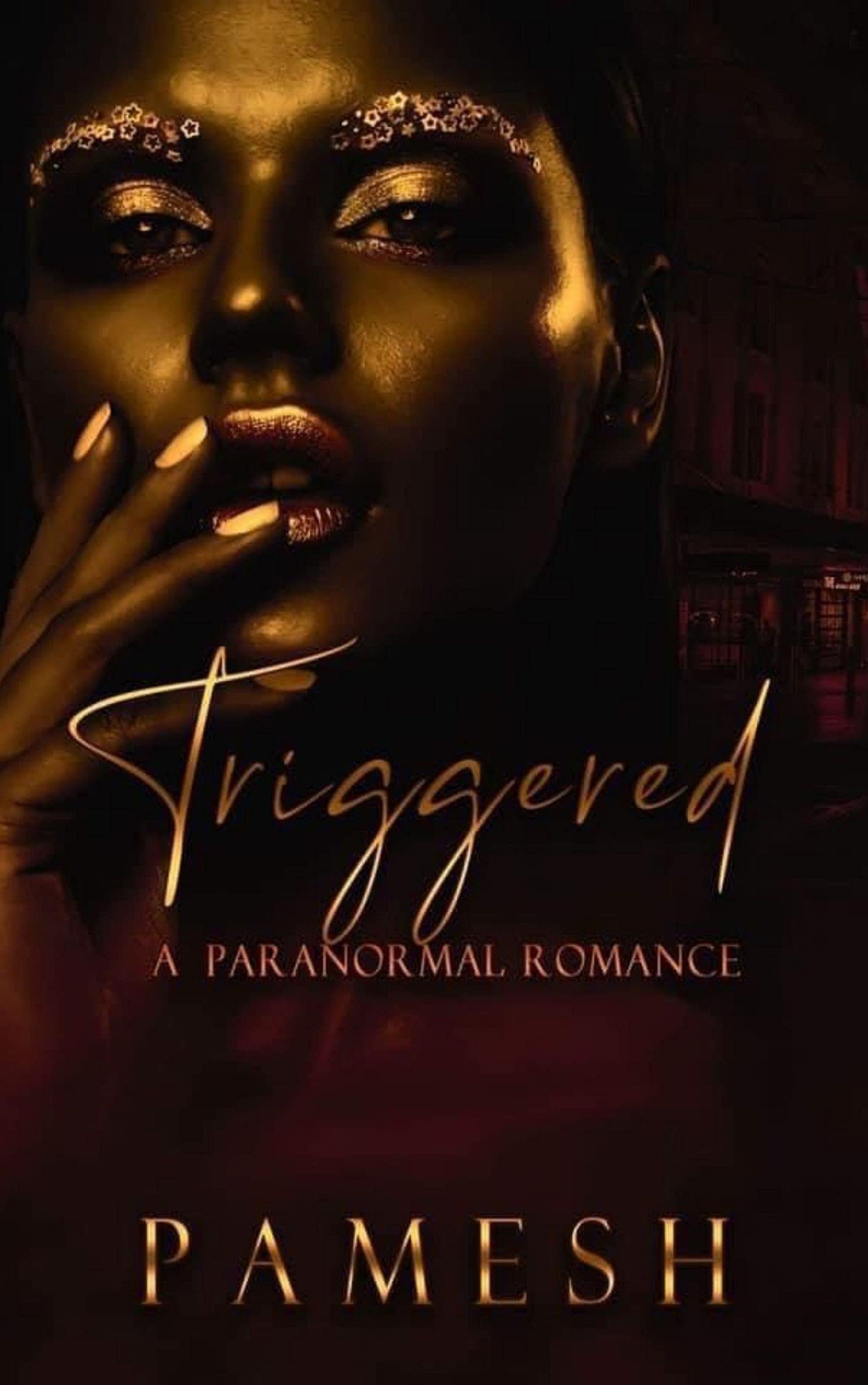 Triggered book cover