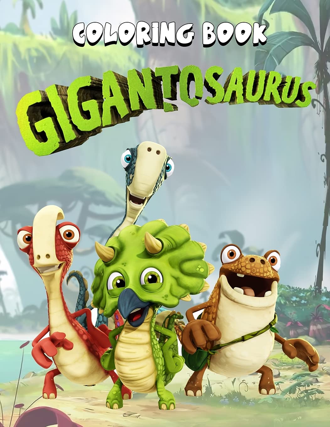 Gigantosaurus coloring book: Fun Gift For Kids Ages 2-6 by blinda mojan