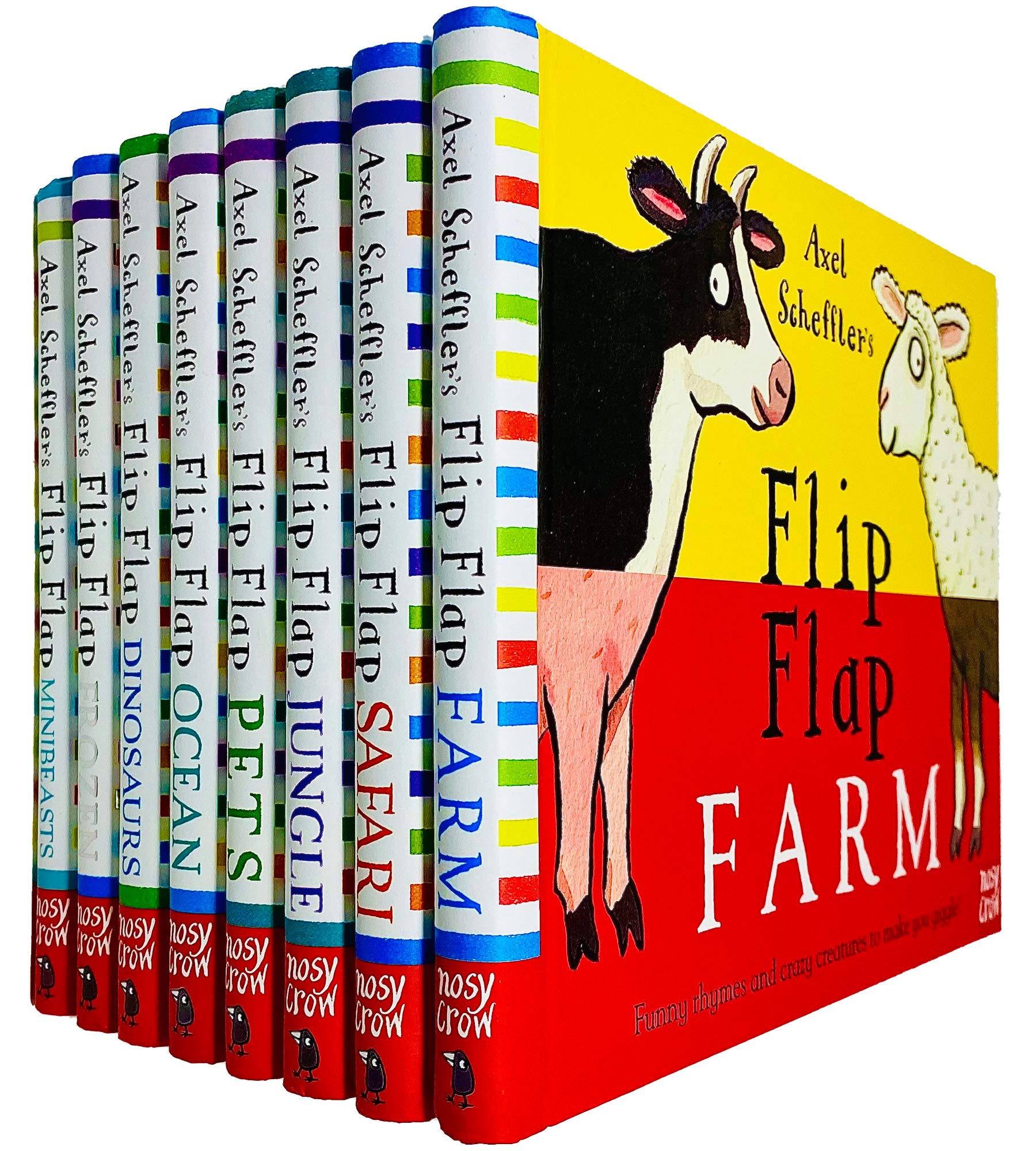 Axel Scheffler's Complete Flip Flap Series 8 Books Collection Set by