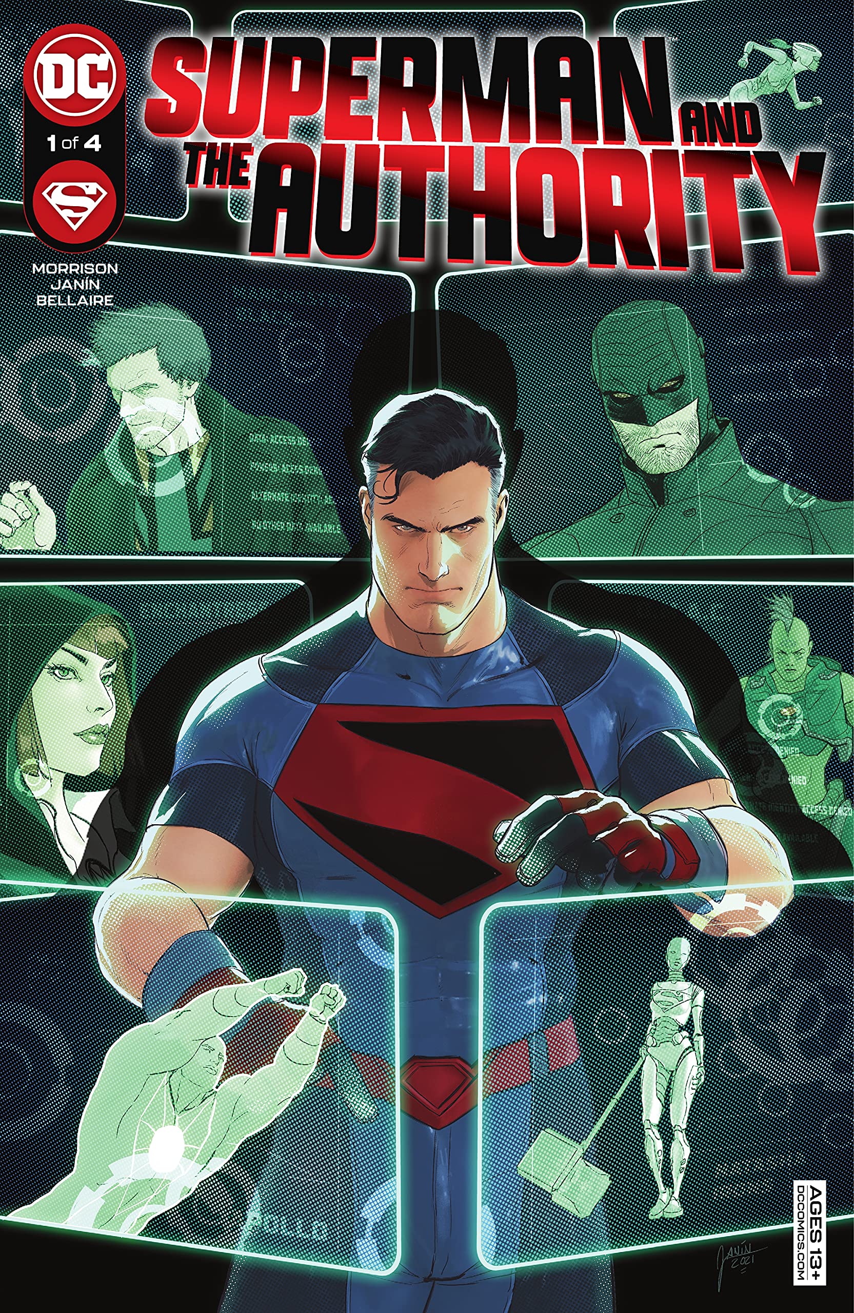 Superman and The Authority book cover 1