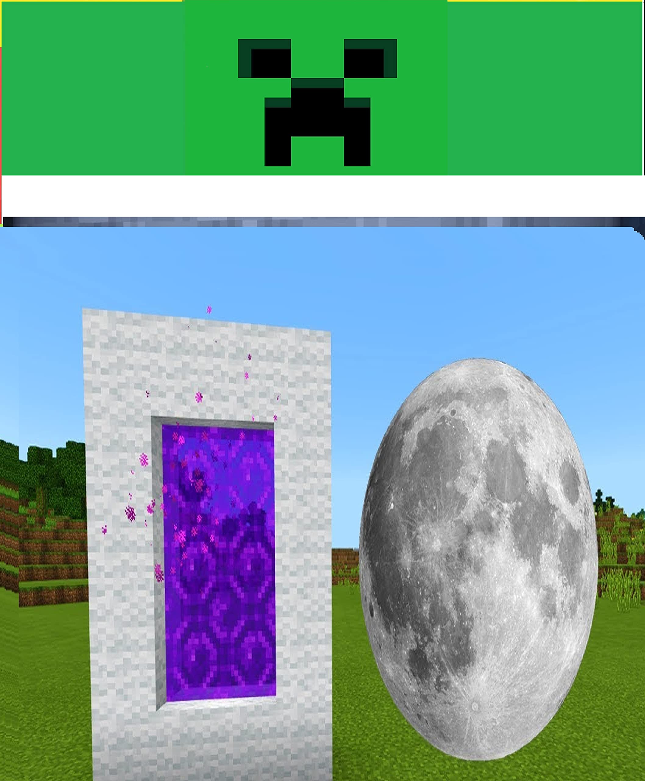 Minecraft How To Make a Portal to the Moon Dimension by David J