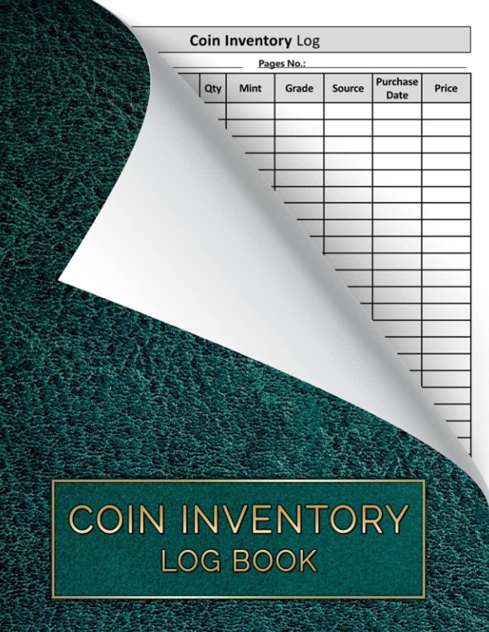Coin Inventory Log Book Collectors Coin Logbook to Record and keep