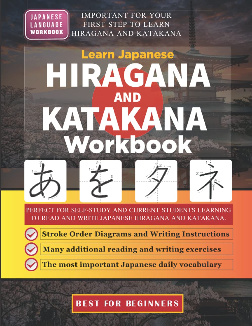 Learn Japanese Workbook Hiragana and Katakana for Beginners Workbook