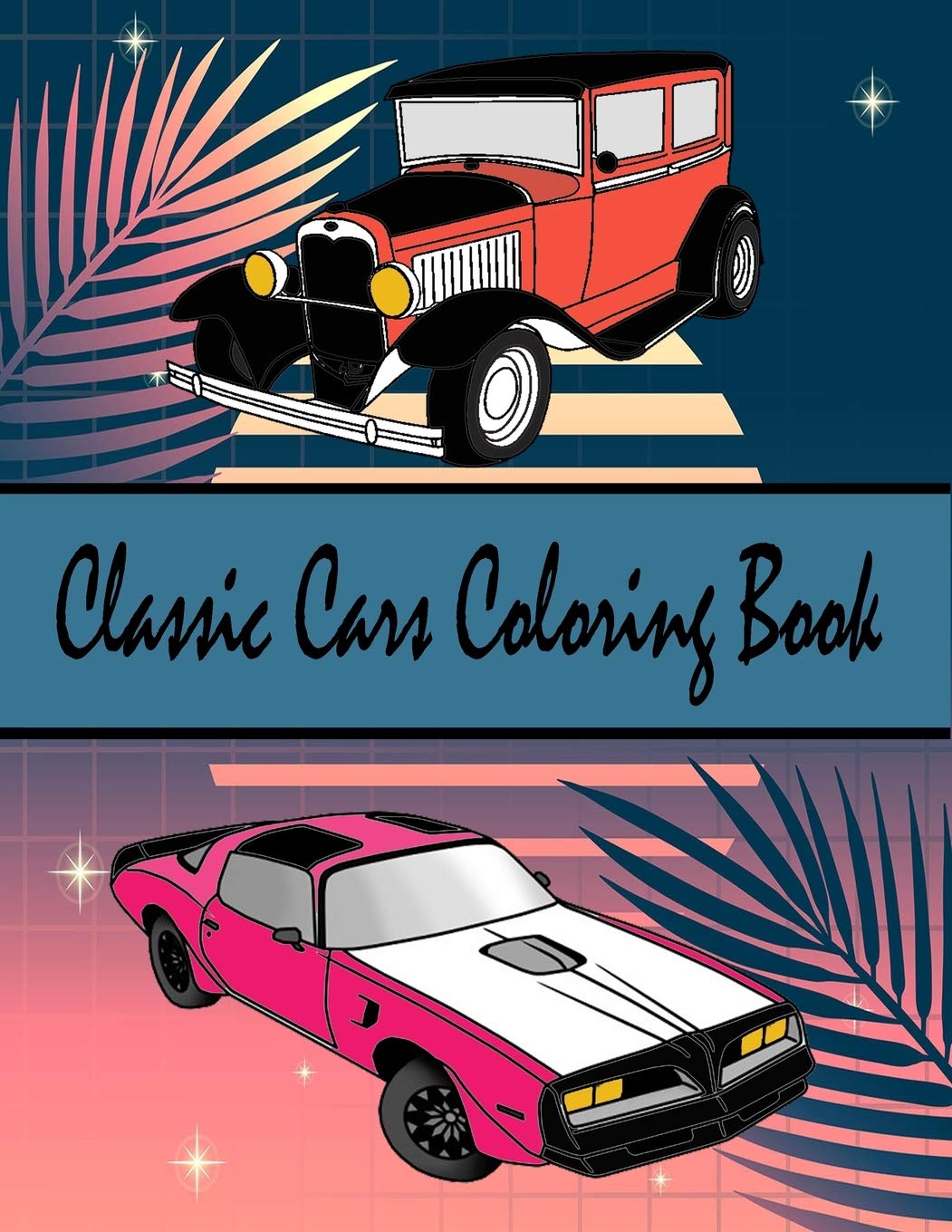 Classic Cars Coloring Book Great - 58625400