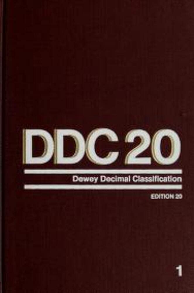 Dewey Decimal Classification and Relative index by Melvil Dewey Goodreads