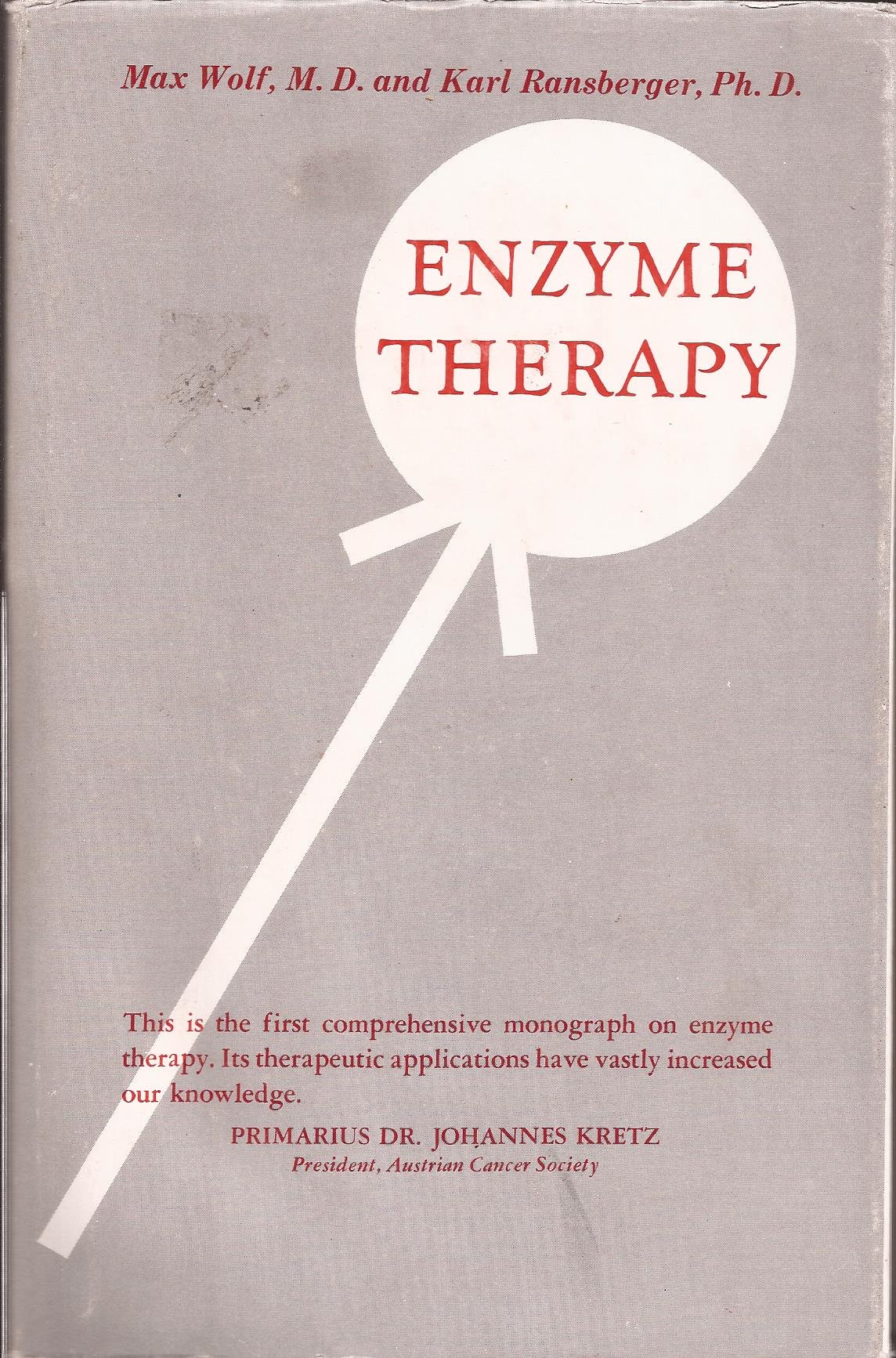 Enzyme therapy by Max Wolf Goodreads