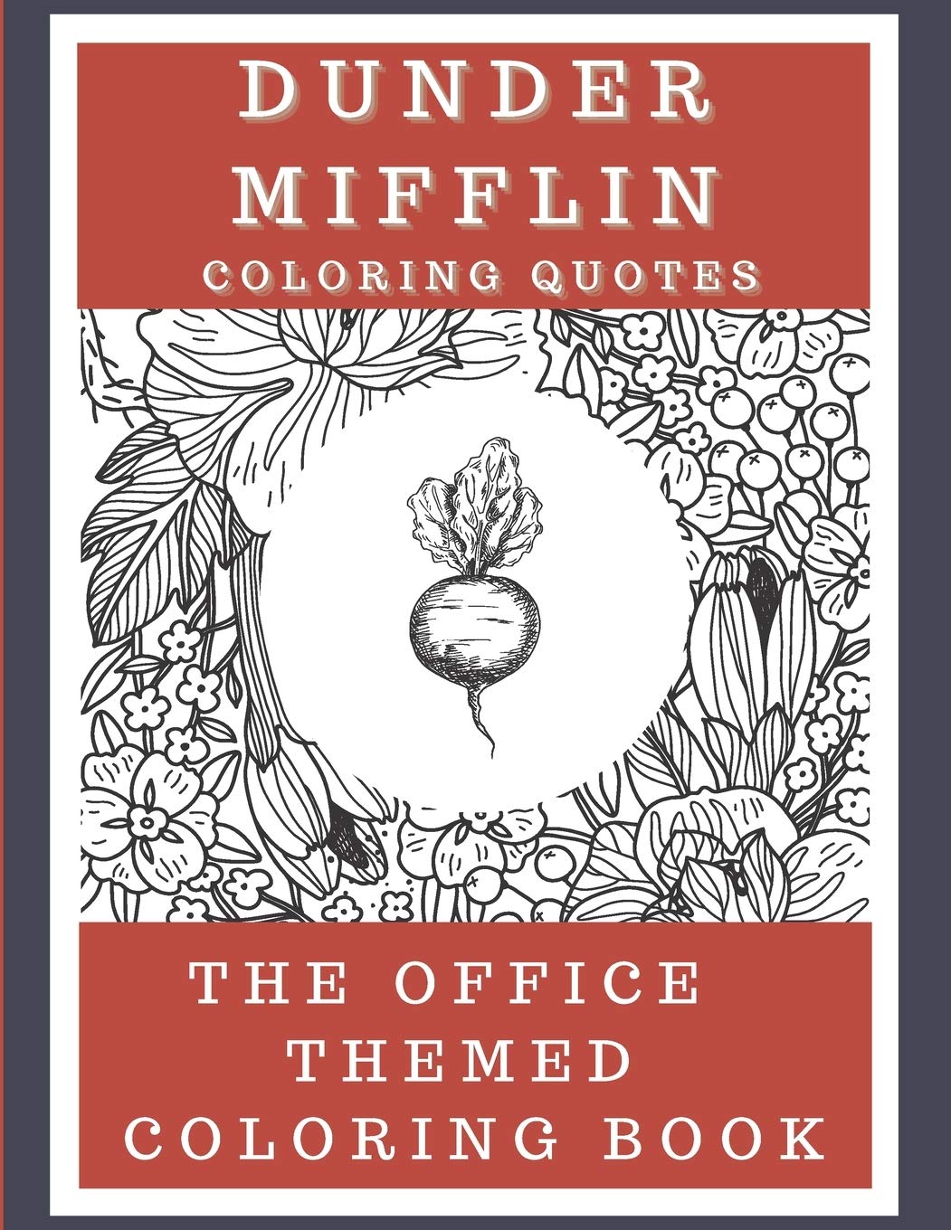 Dunder Mifflin Coloring Quotes The Office Themed Coloring Book by