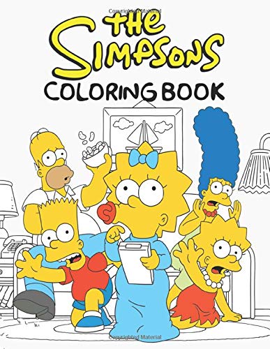 The Simpsons Coloring Book: Great Gift For Kids With The Simpsons ...