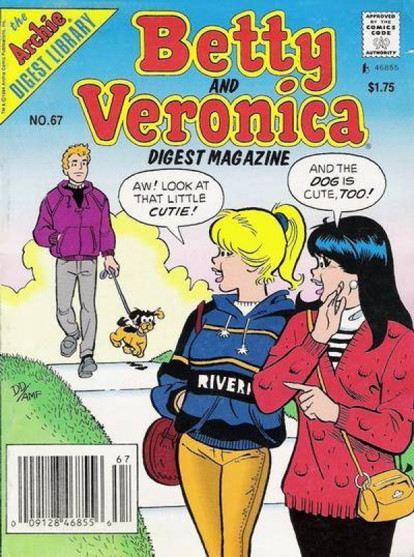 Betty and Veronica Digest Magazine book cover