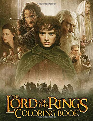 The Lord Of The Rings Coloring Book: Explore The Fantastic Majestic The ...