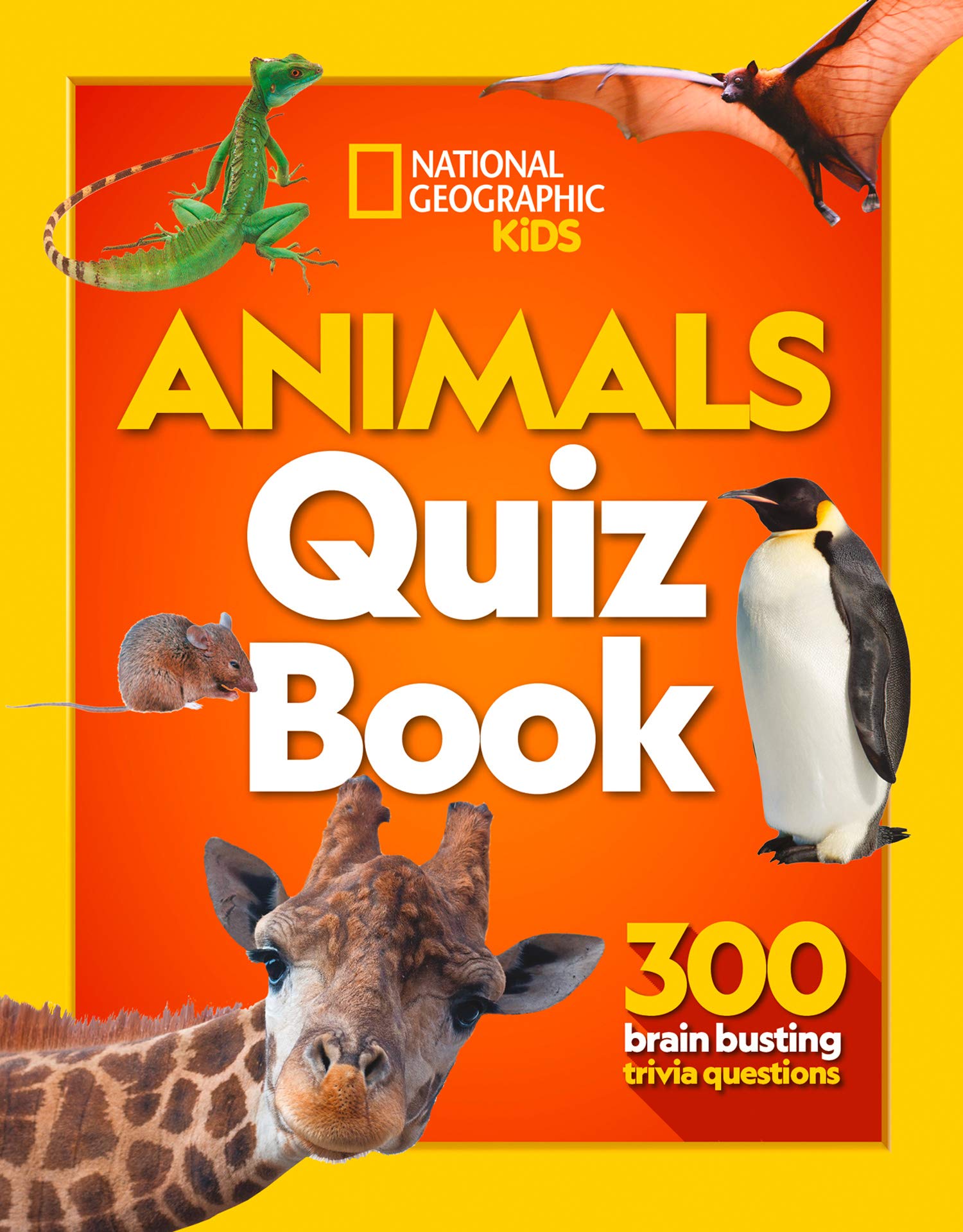 Animals Quiz Book 300 brain busting trivia questions by National