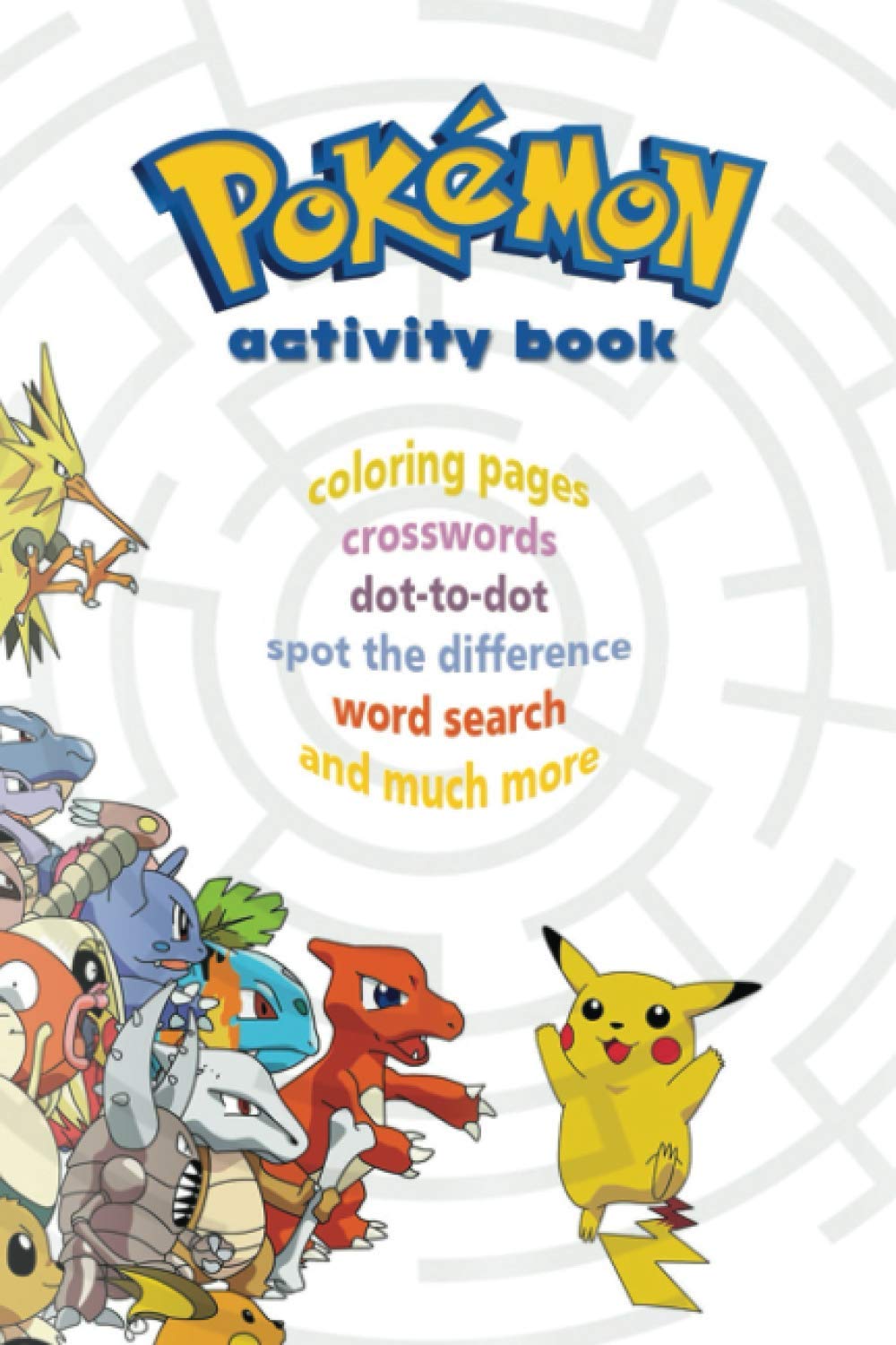 Pokemon Activity Book: For Kids , Coloring Book , How to Draw ...