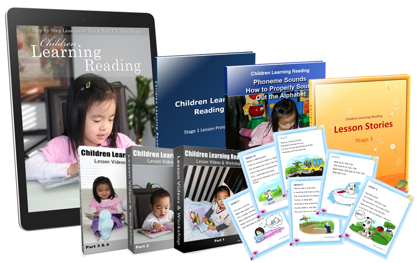 Children Learning Reading: Step by Step Lessons to Teach Your Child to Read
