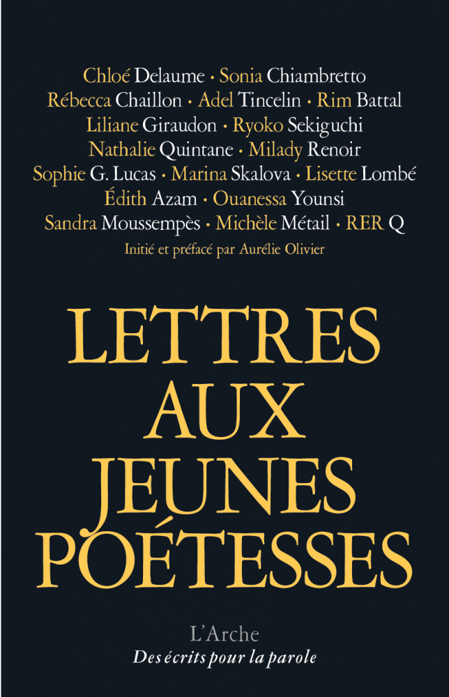 Lettres aux jeunes poétesses book cover