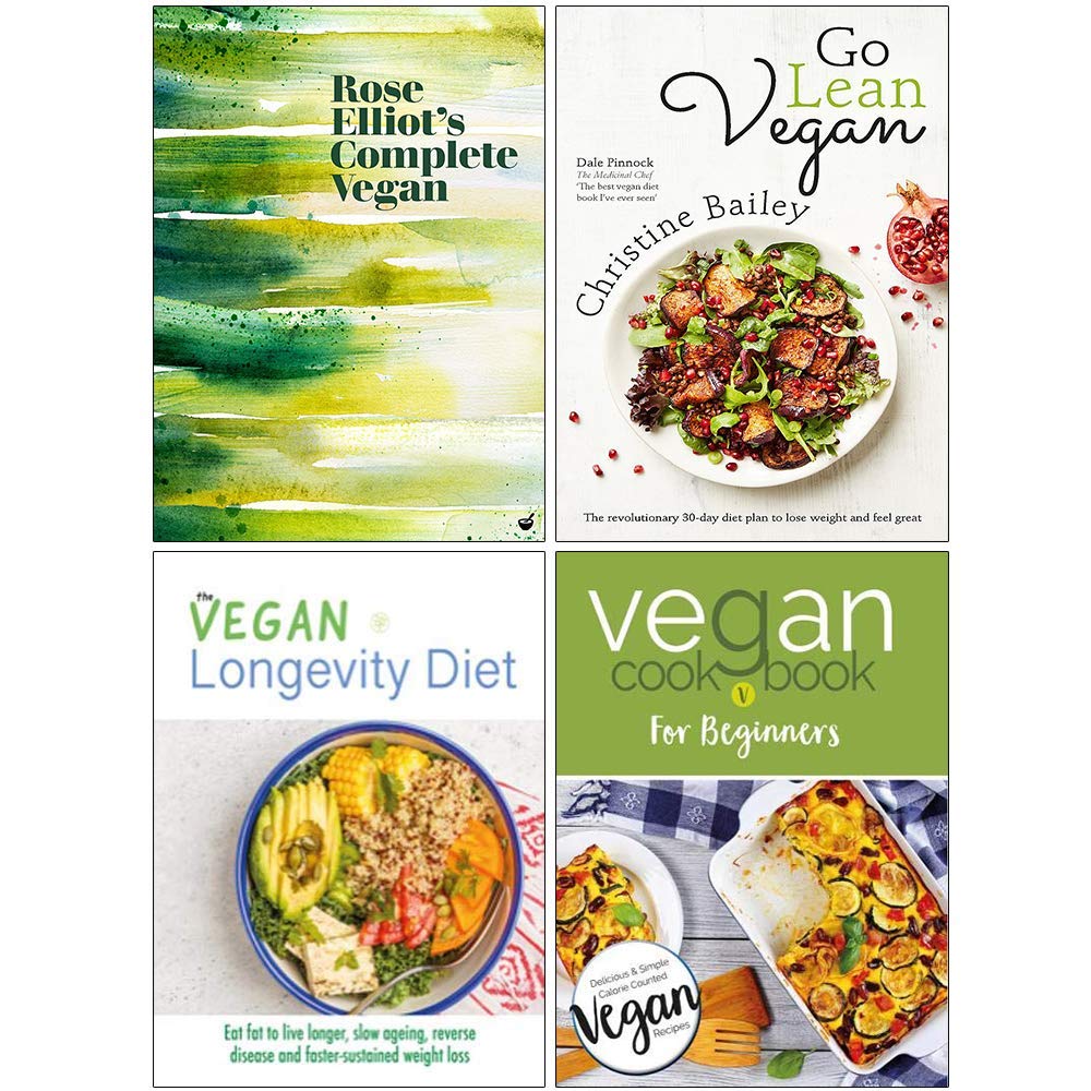 Rose Elliot's Complete Vegan / Go Lean Vegan / The Vegan Longevity Diet