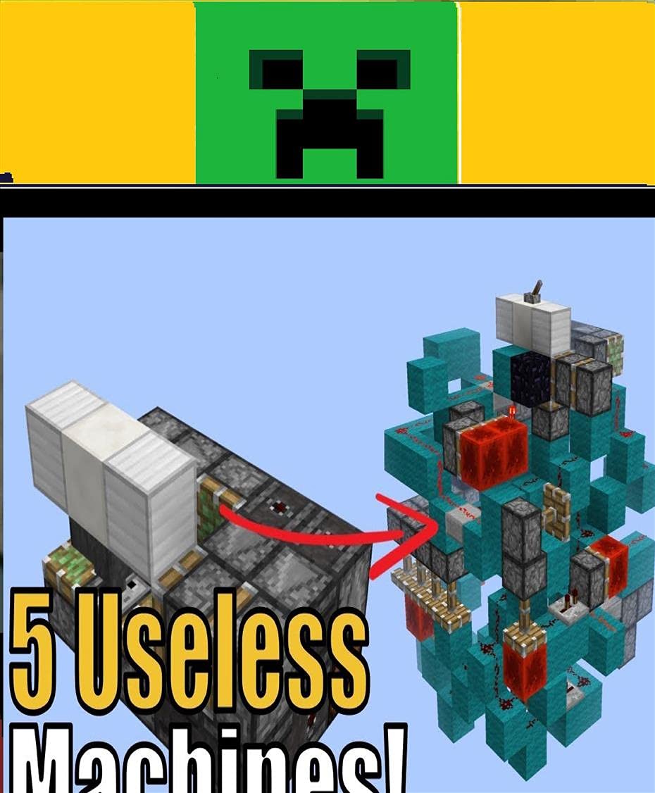 Minecraft How to make a useless redstone machine A comic Book
