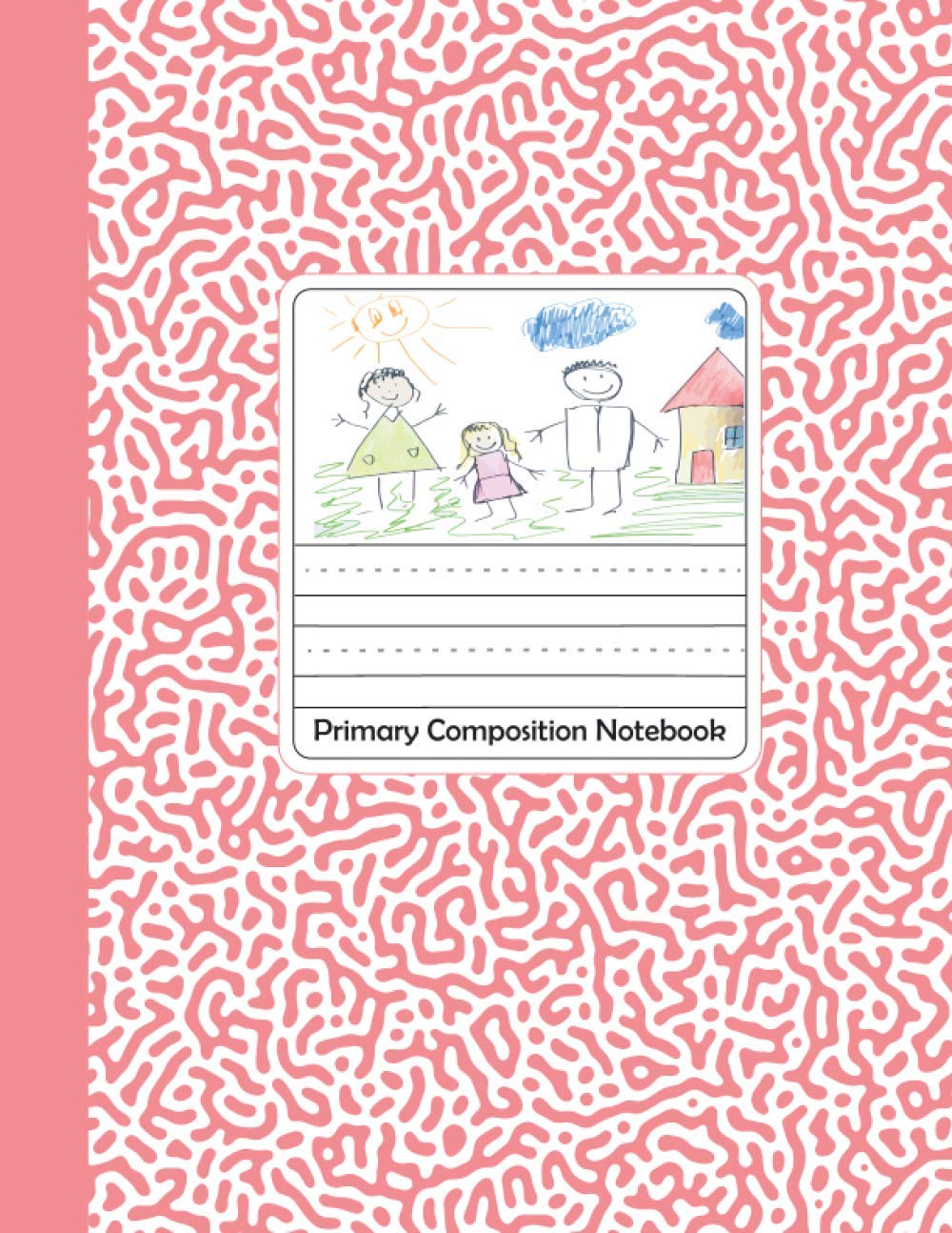 Primary Composition Notebook Half Page Lined Paper with Drawing Space