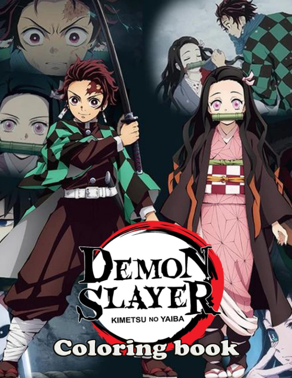 Demon Slayer Coloring Book: Excellent Coloring Book for Kids And Adults, Anime Coloring Book by ...