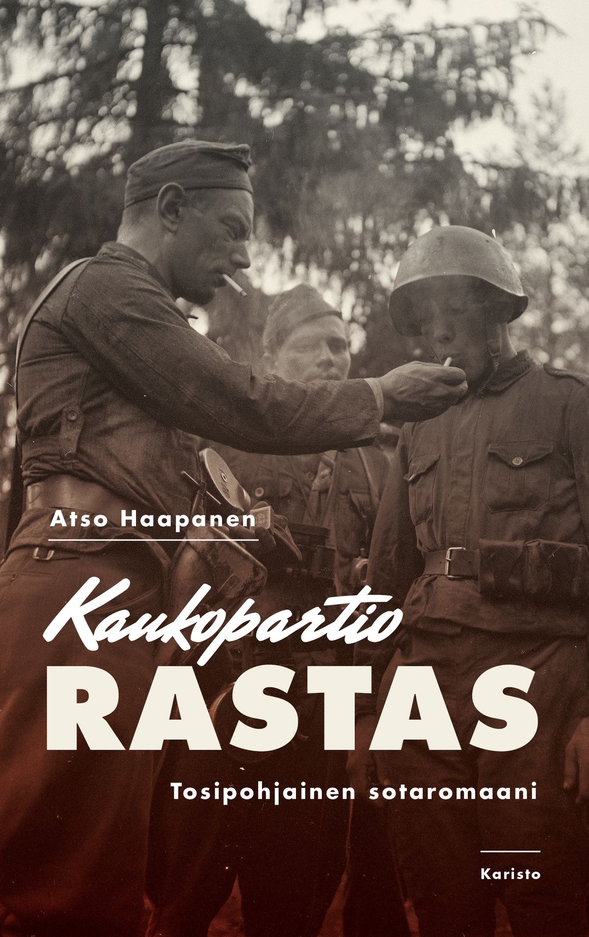 Kaukopartio Rastas: Tosipohjainen sotaromaani