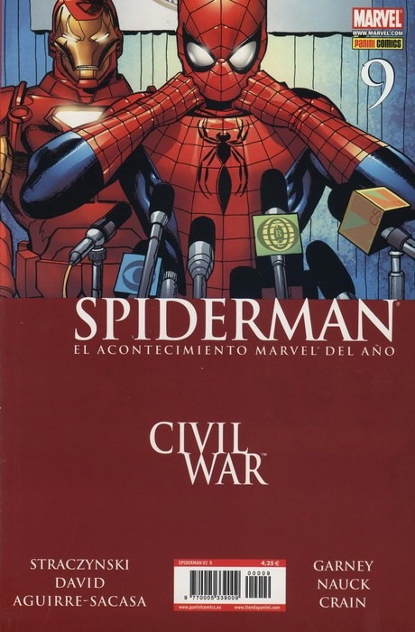 Spiderman #9 book cover