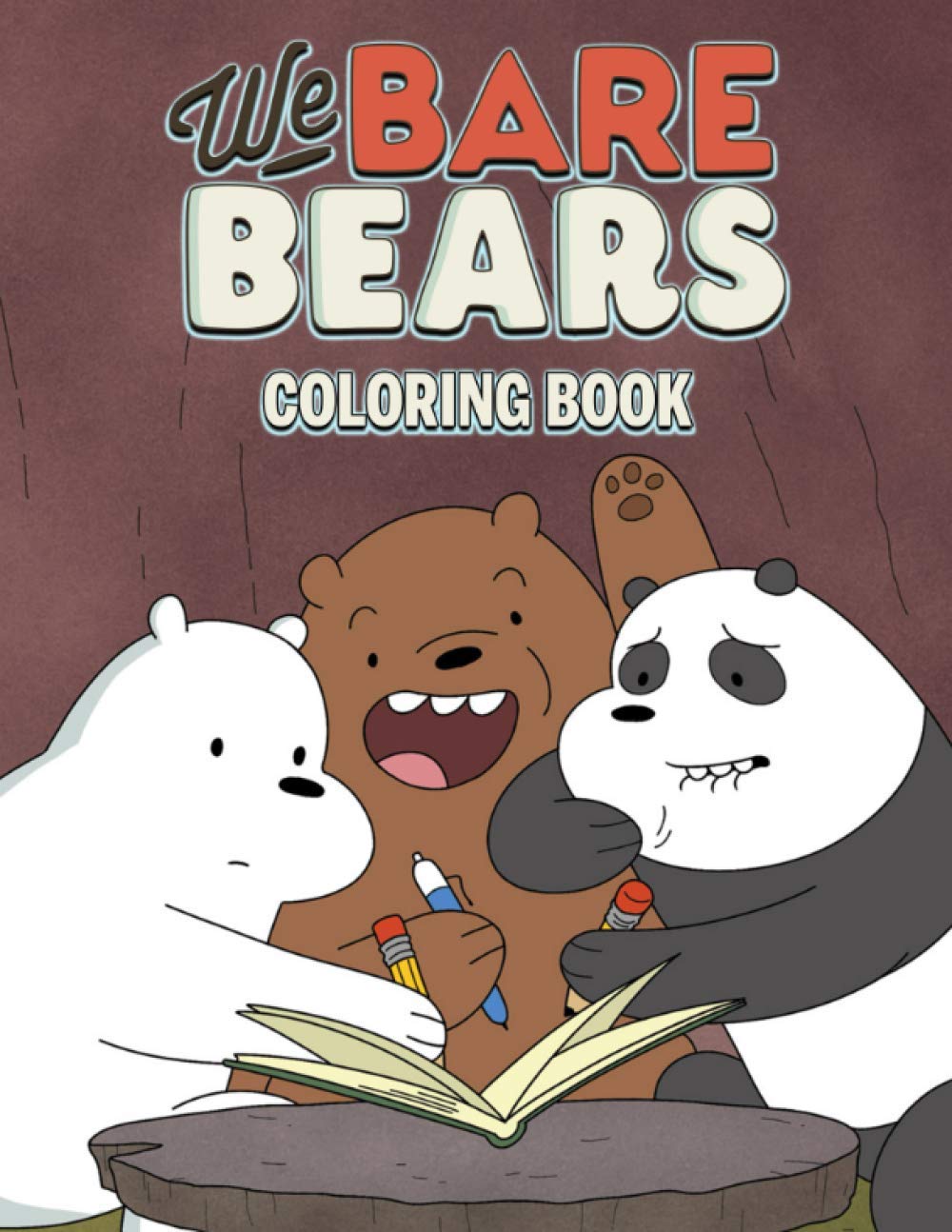 We Bare Bears Coloring Book Great Coloring Book For Kids Ages 3 7 by