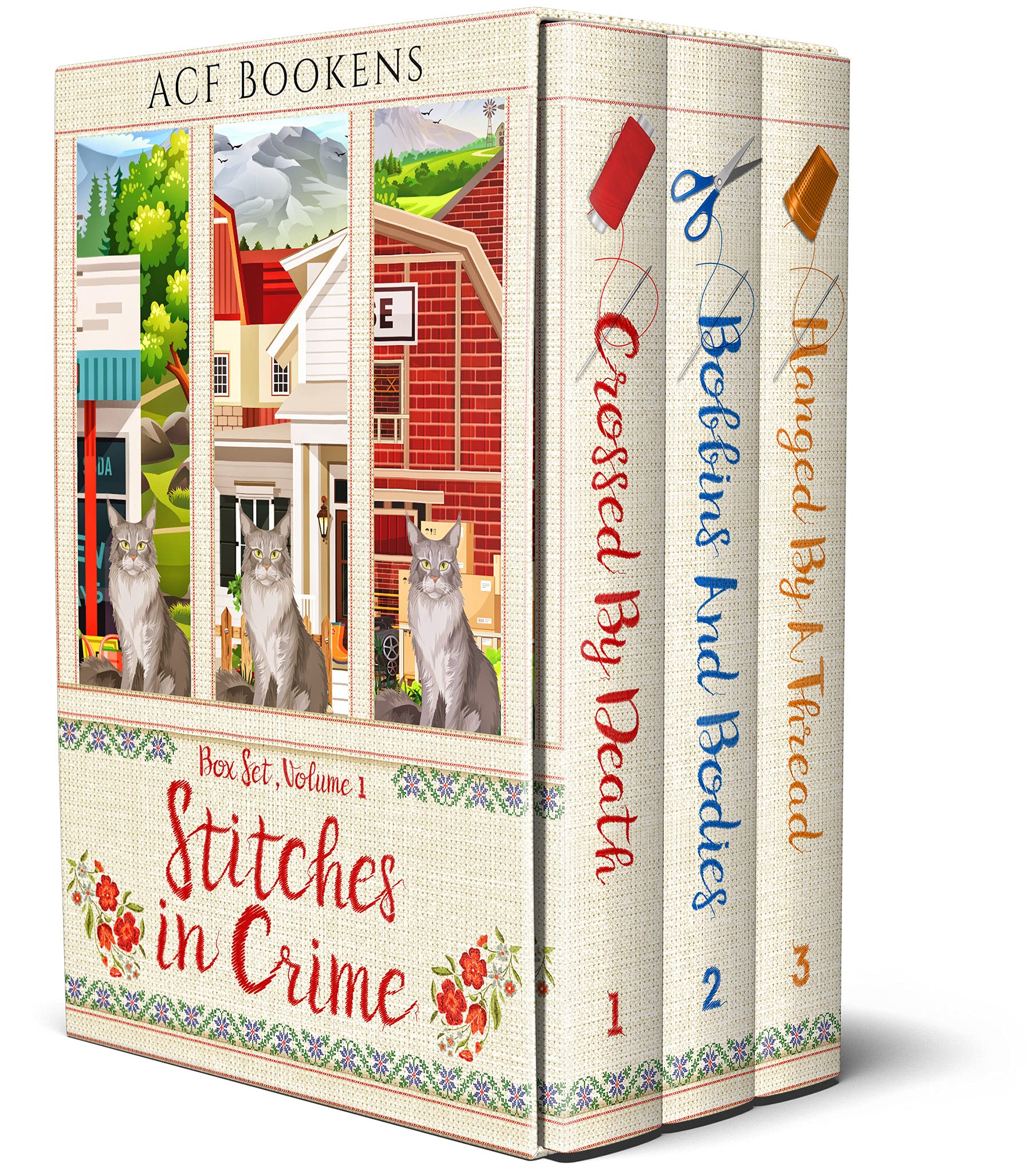 Stitches In Crime Box Set Volume I: Book 1 - 3