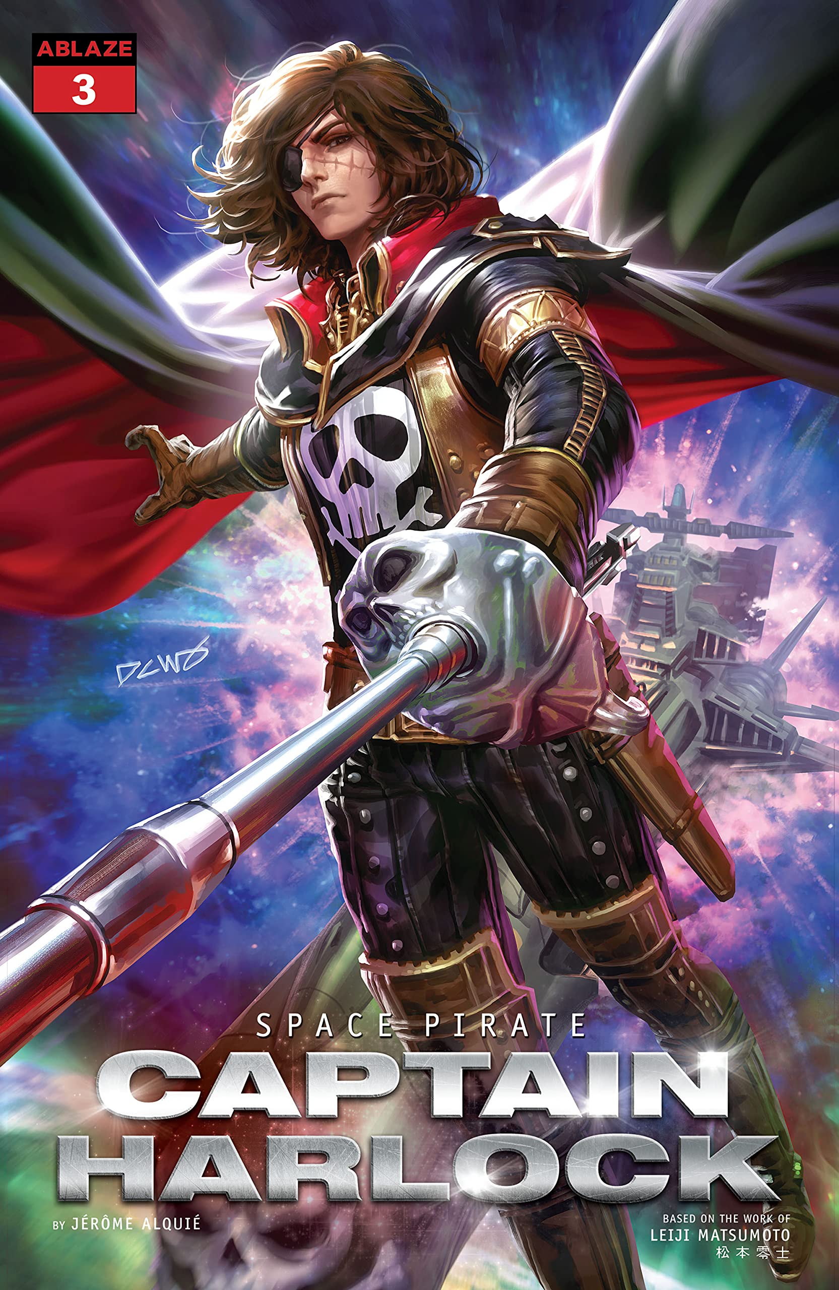 Space Pirate Captain Harlock book cover 3