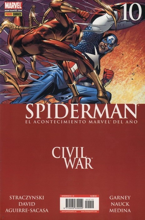 Spiderman #10 book cover