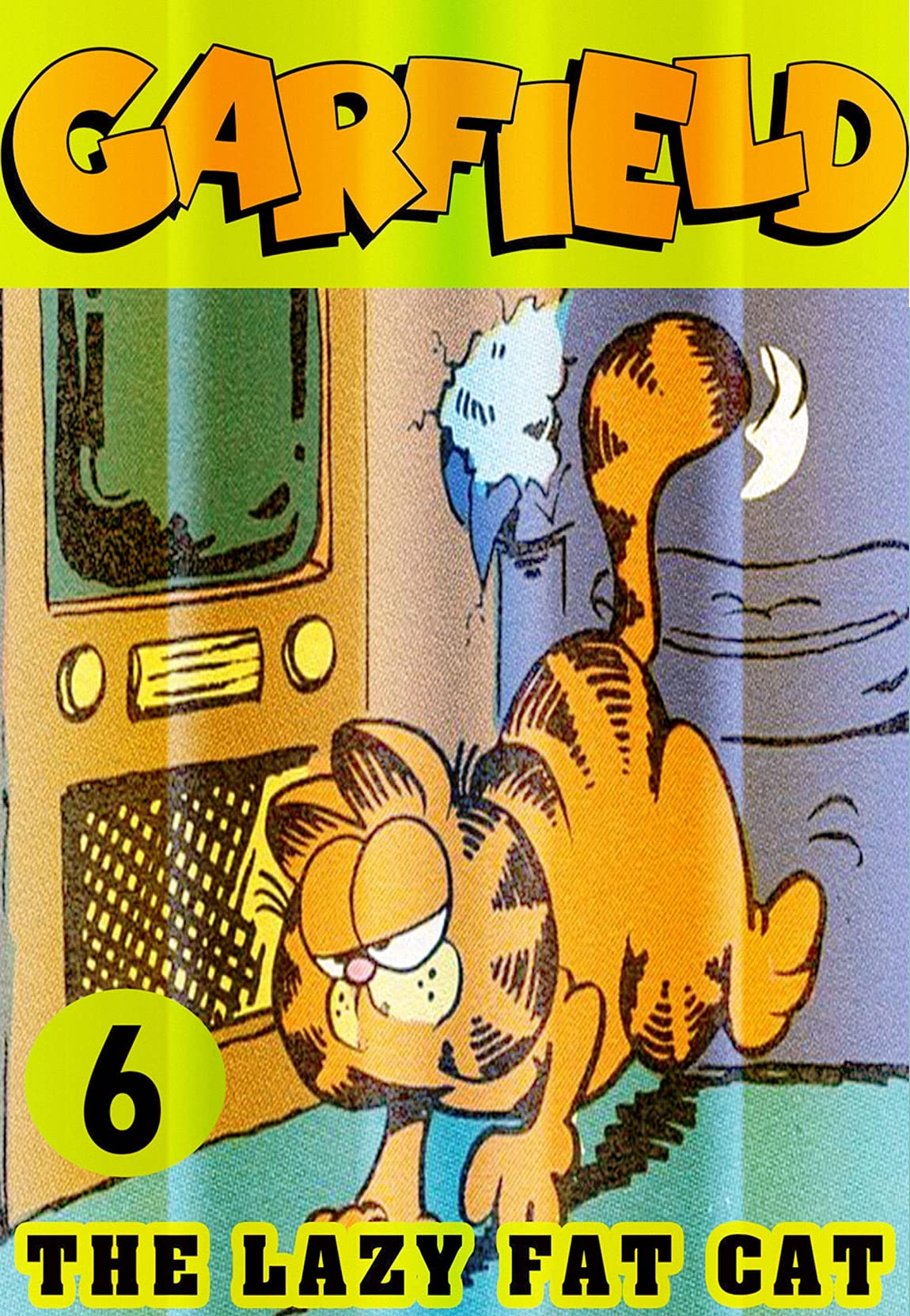 Lazy Fat CatGarfield Collection 6 Funny Cat Lazy Comic Strips