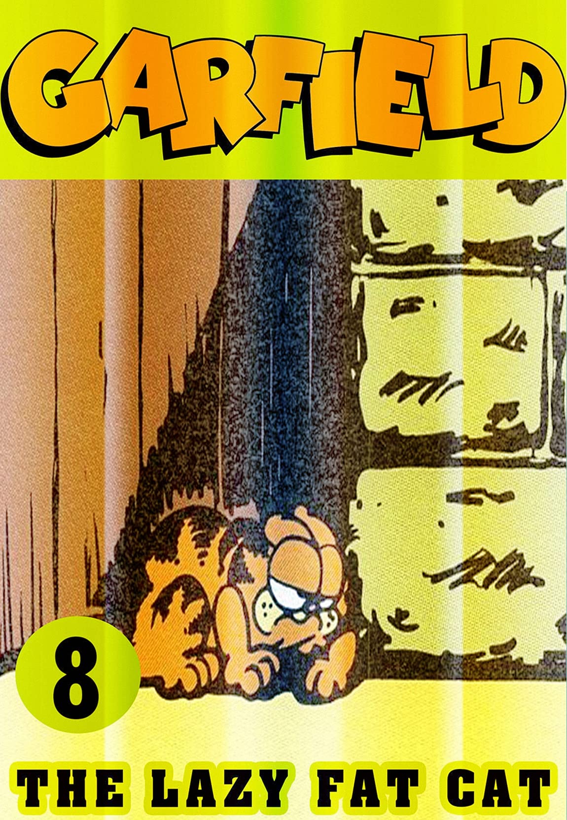 Lazy Fat CatGarfield Collection 8 Funny Cat Lazy Comic Strips