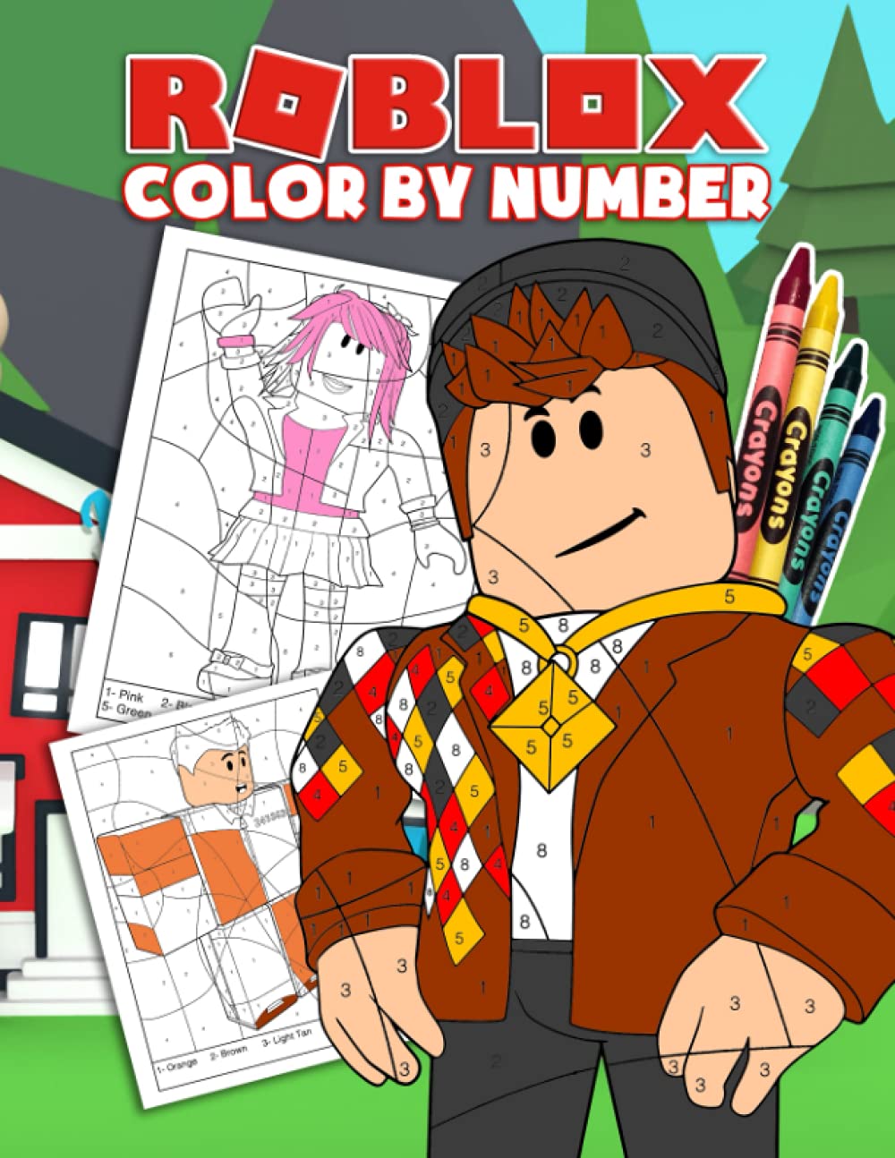 Roblox Color By Number: An Incredible Coloring Book For Fans To Relax ...
