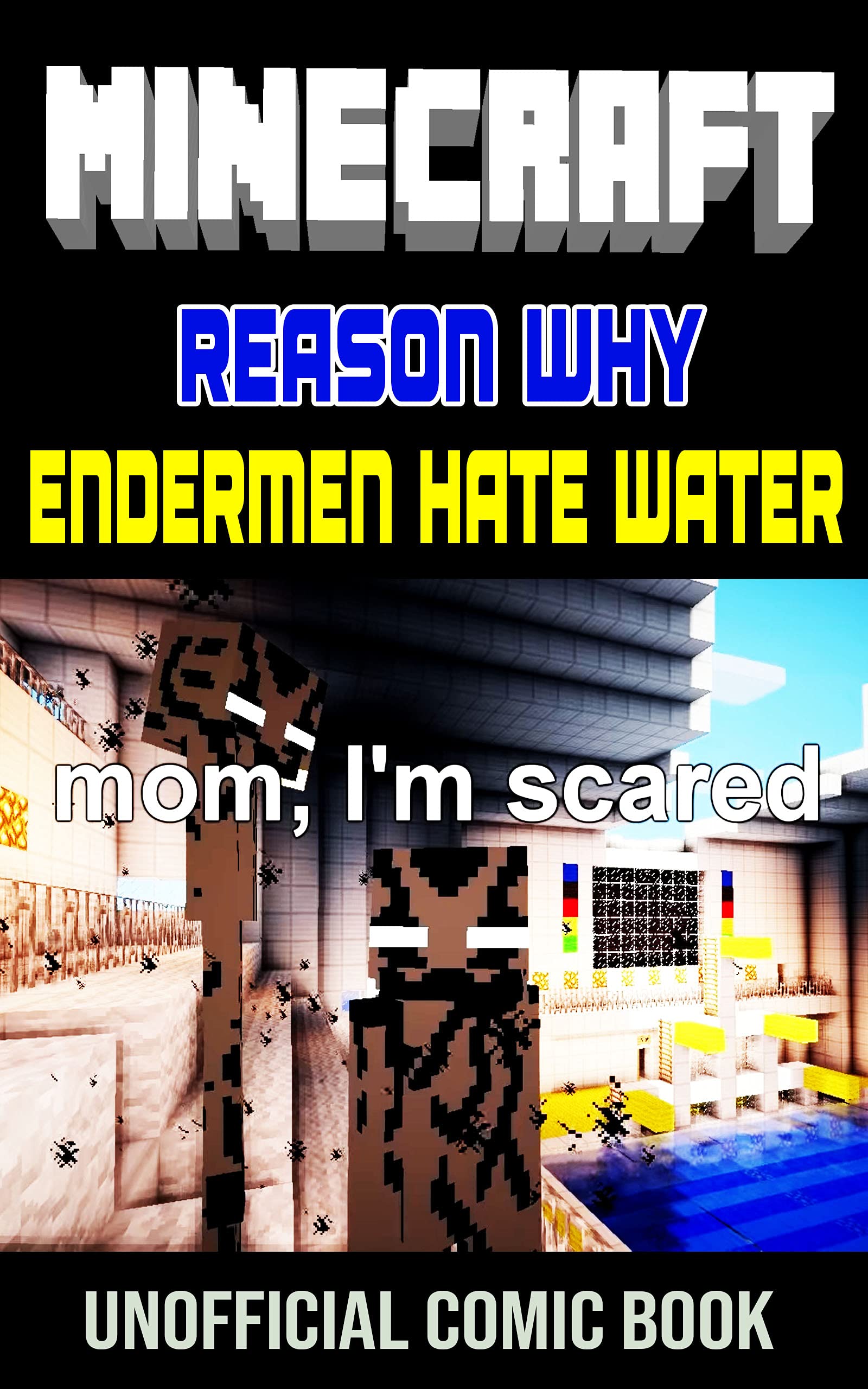 Minecraft Comic Book Reason Why Endermen Hate Water by Enni Salo