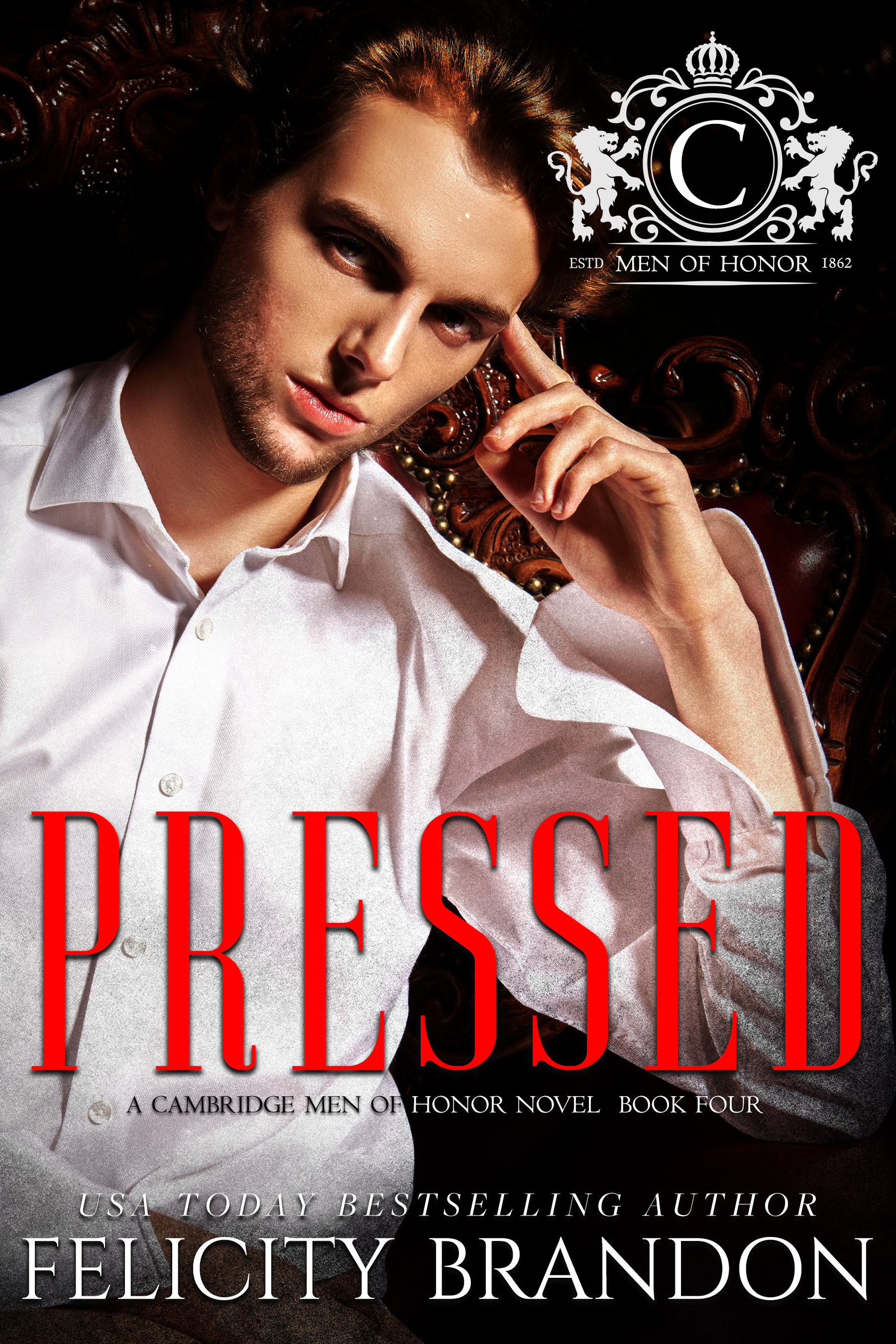 Pressed book cover
