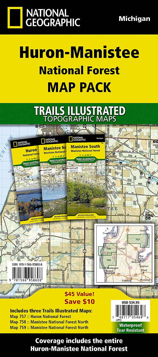 HuronManistee National Forest [Map Pack Bundle] by National Geographic Maps Goodreads